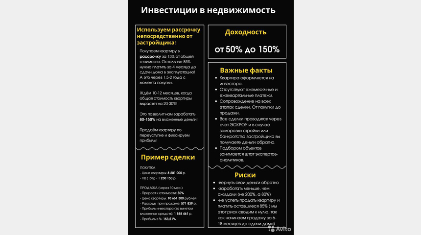 Инвестиции с доходностью от 50 до 150% | Бизнес-портал InvestStarter
